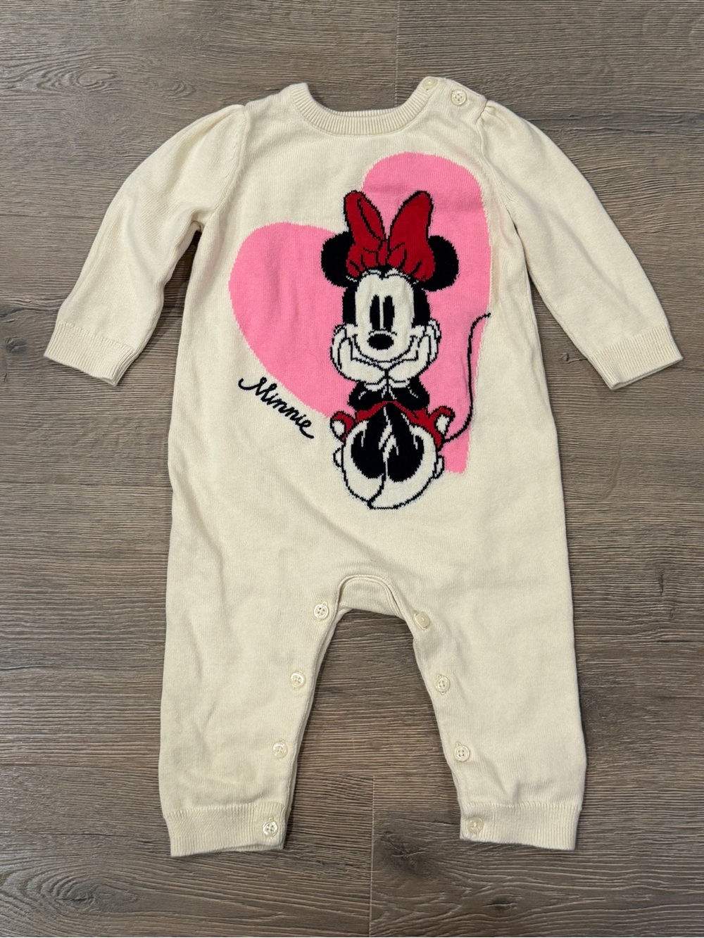 Disney Baby Gap Minnie Mouse Romper Onesie Baby Girl